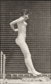 Plate 155 Jumping, running straight high jump — figure reference
